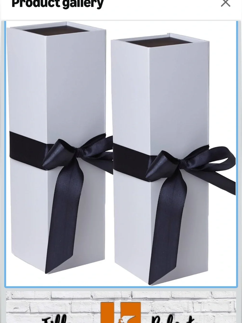 Jillson Roberts 2-Count Wine & Bottle Gift Boxes